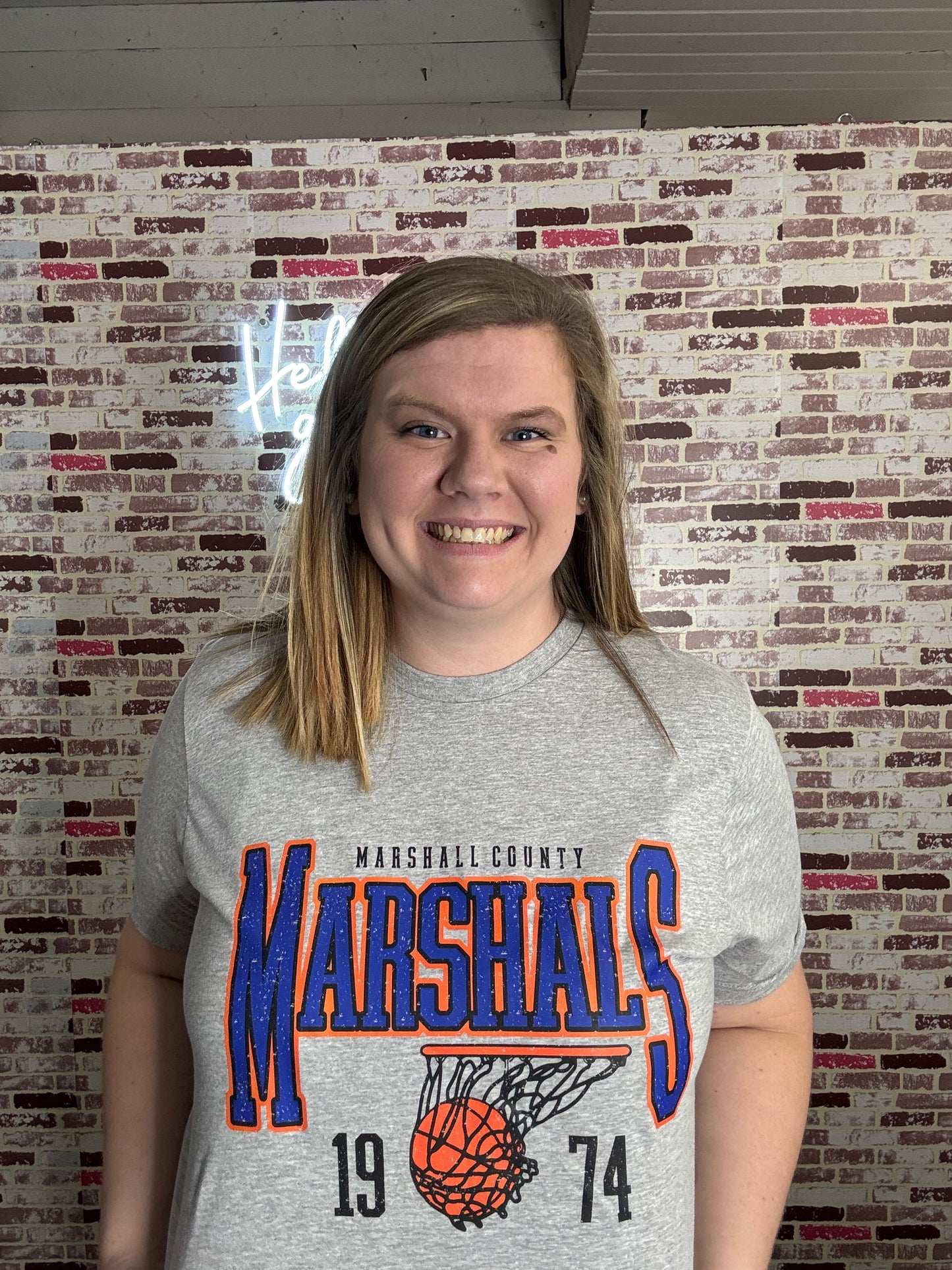 Marshall County Marshals Basketball Tee