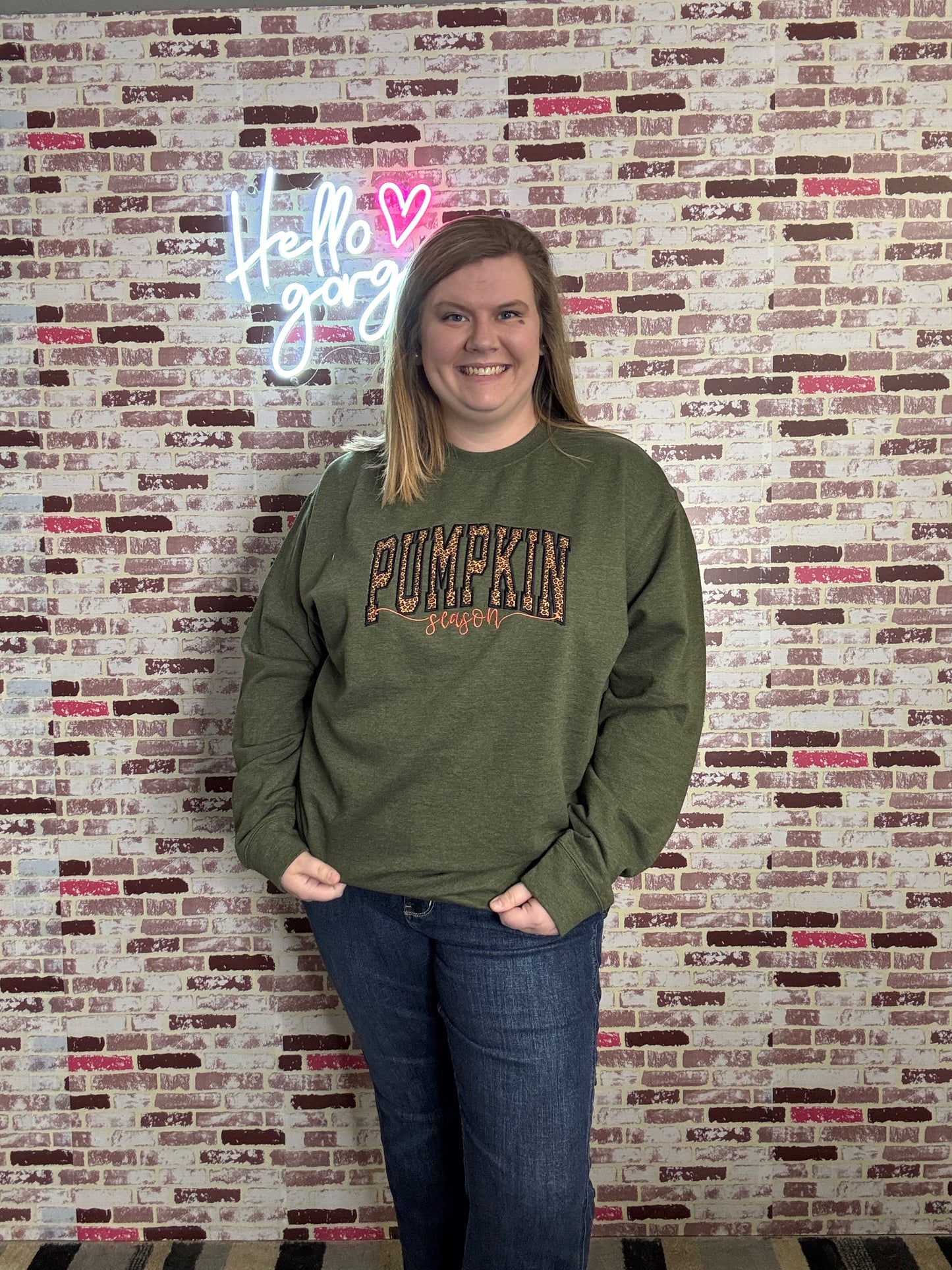 Leopard Pumpkin Season Sweatshirt