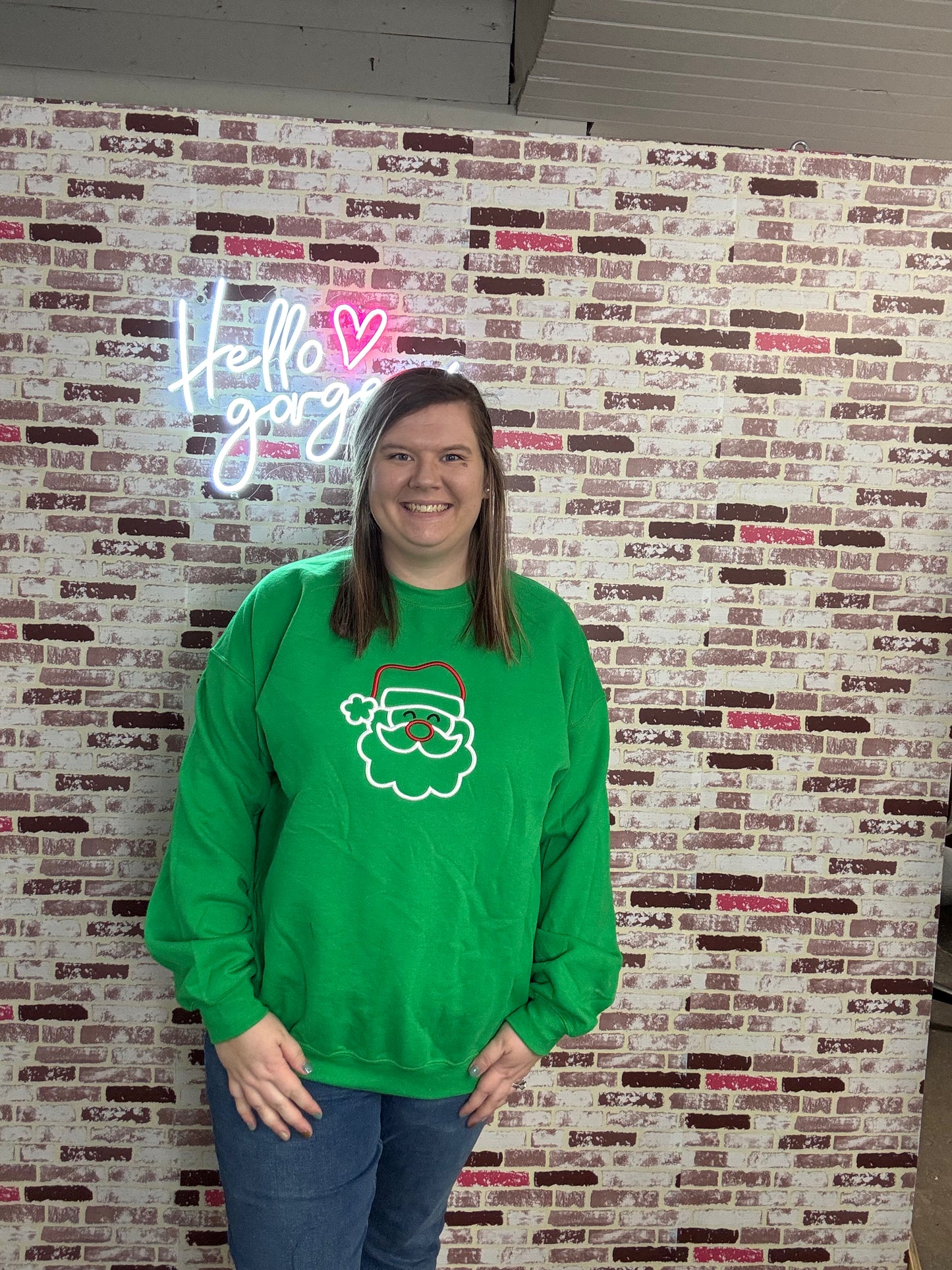 Jolly Santa Crewneck