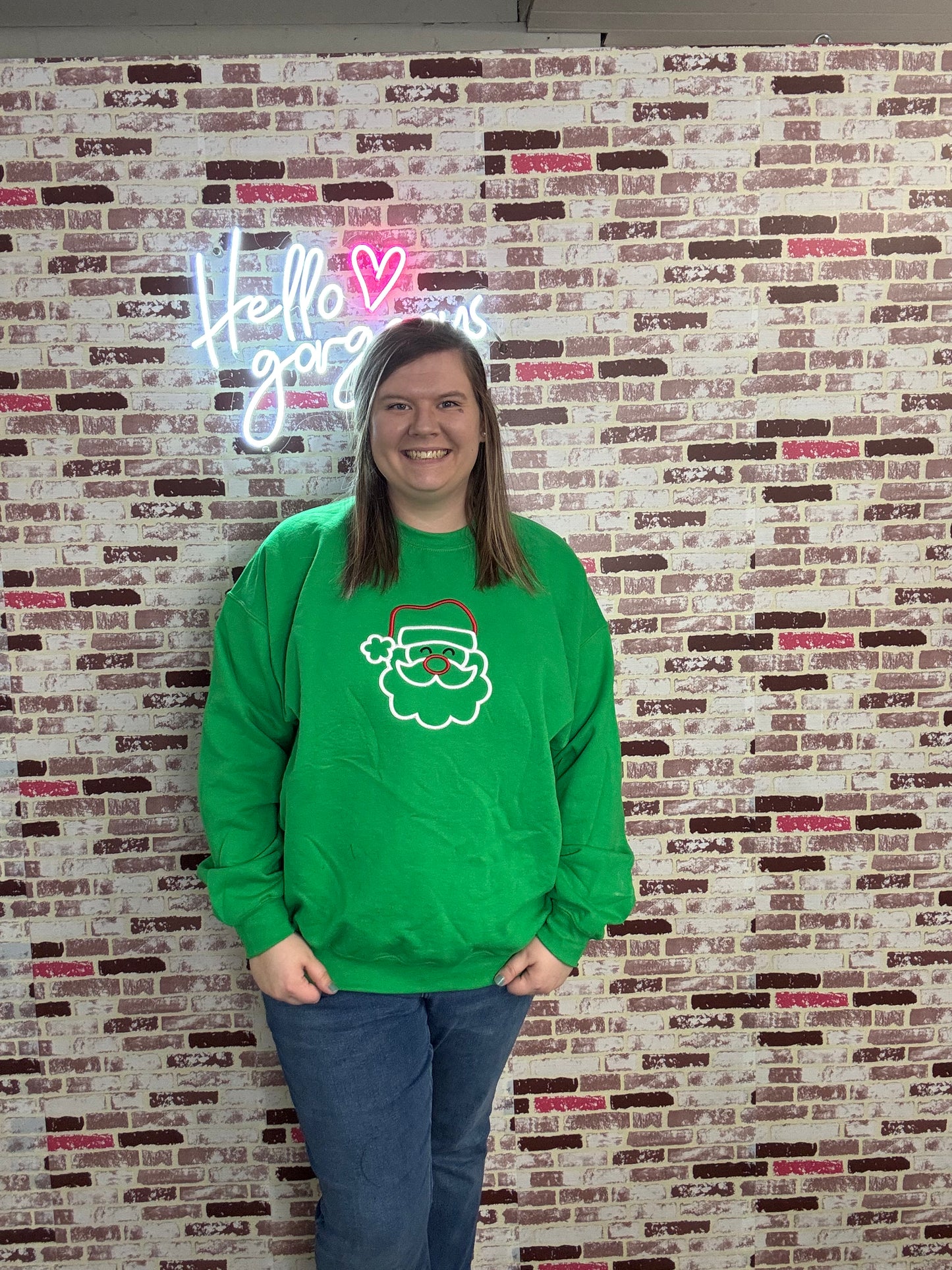 Jolly Santa Crewneck