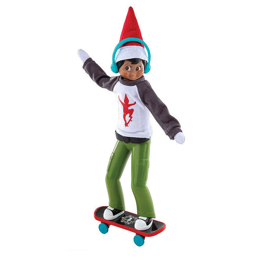 Elf on the Shelf Magi Freez Holly Jolly Ollie Skateboarder