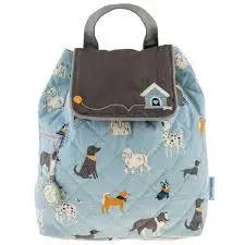 Blue Dog Quilted Backpack
