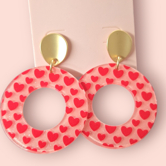 Hearts on me Earrings