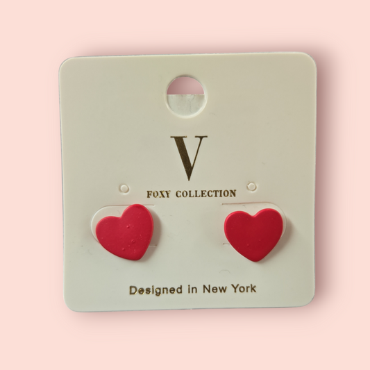 Heart studs