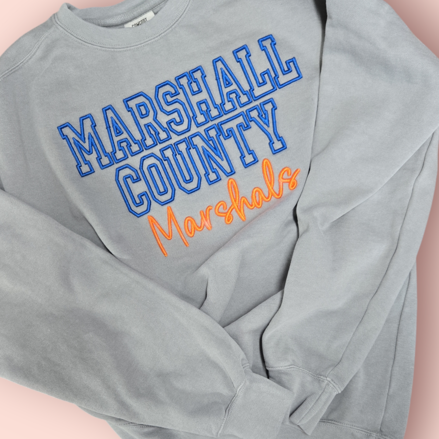 Marshall county puff sweatshirt