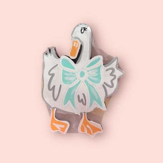 Goose with Bow interchangeable