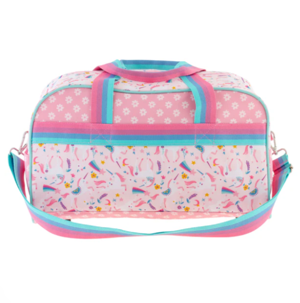 Unicorn Print Monogrammed Duffel Bag