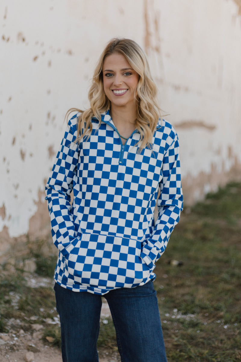 Blue Pep Rally Pullover