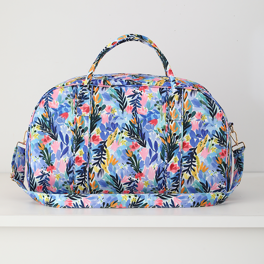 Floral Weekender Duffel Bag Petal Pop