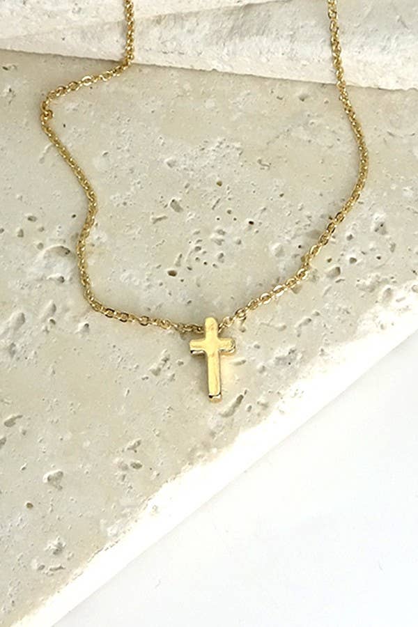 MINI CROSS NECKLACE