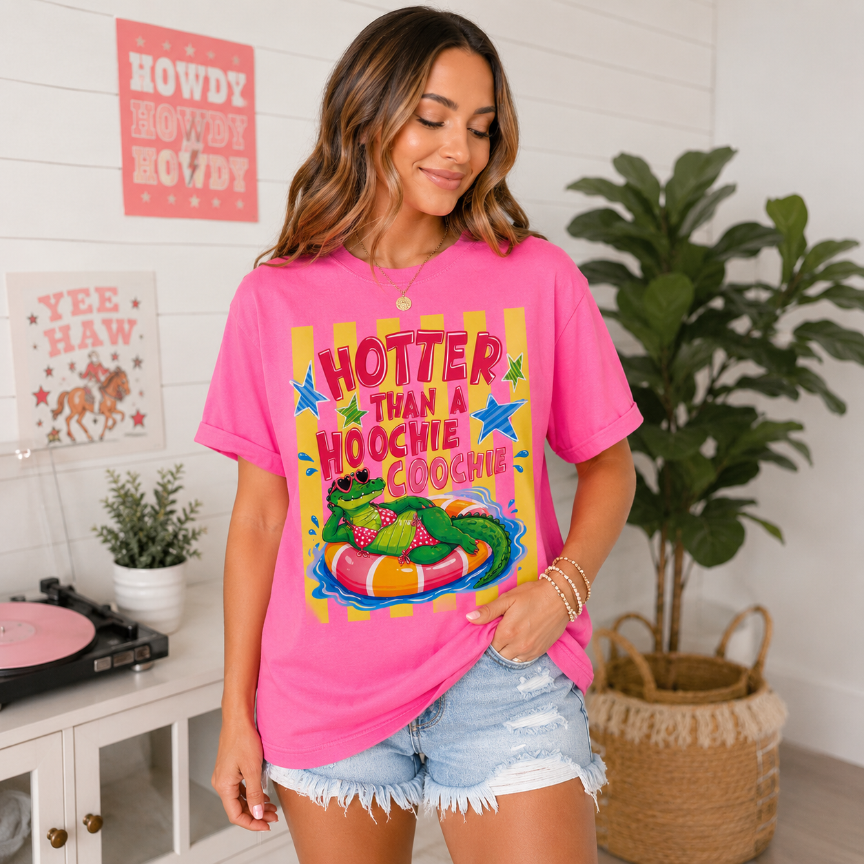 Hotter than a Hoochie Graphic Tee