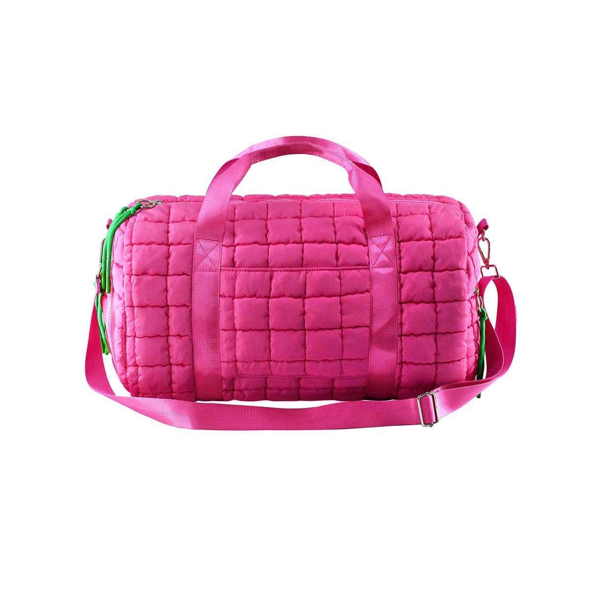 Quilted Puffer Weekender Bag