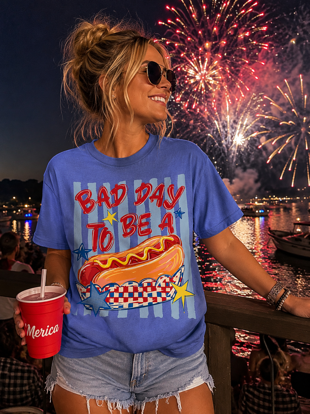 Bad Day to Be a Hot Dog Graphic Tee