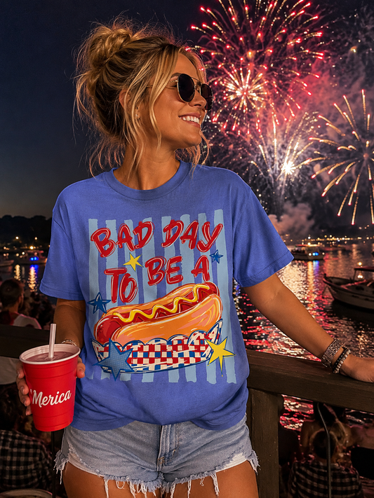 Bad Day to Be a Hot Dog Graphic Tee
