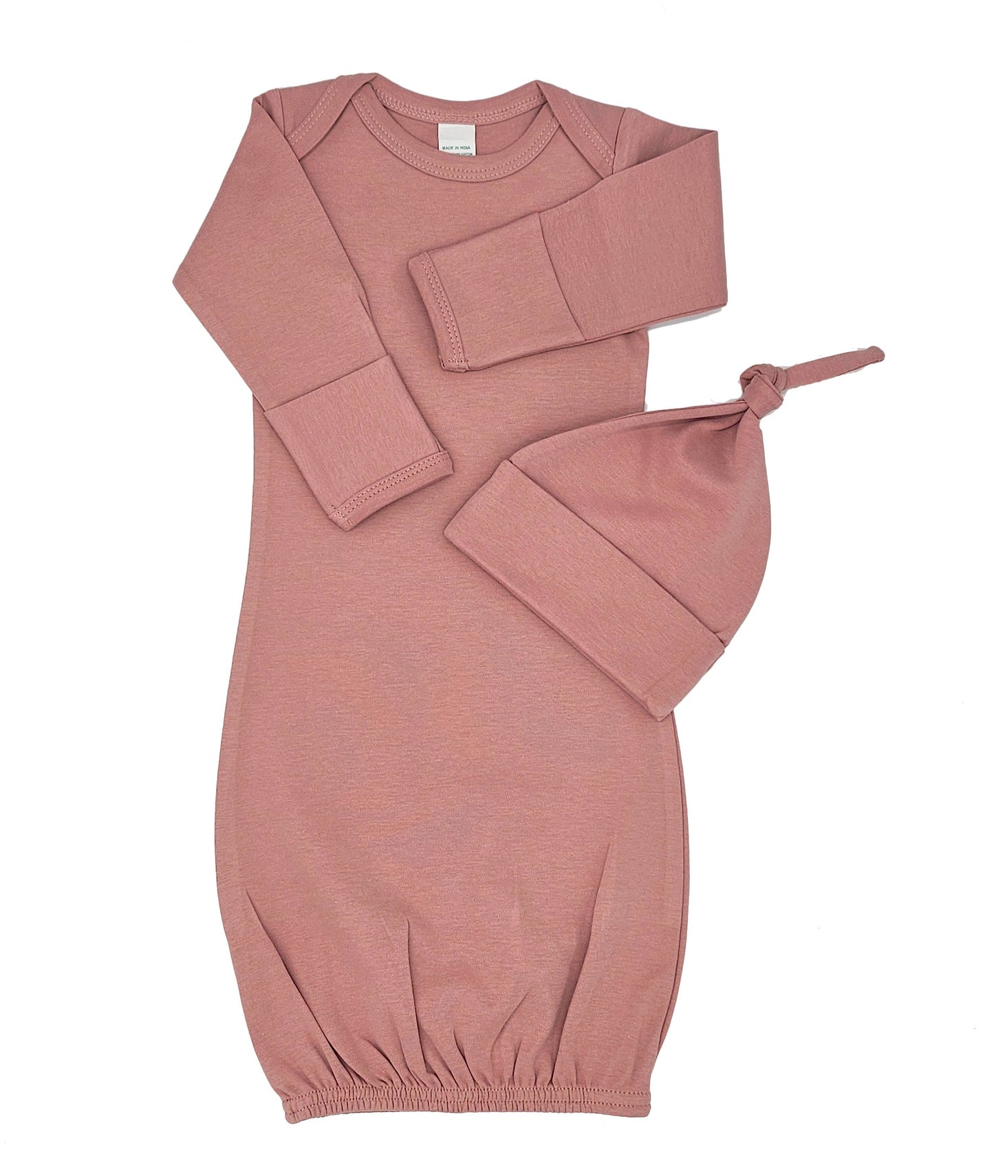 Organic Long Sleeve Baby gown