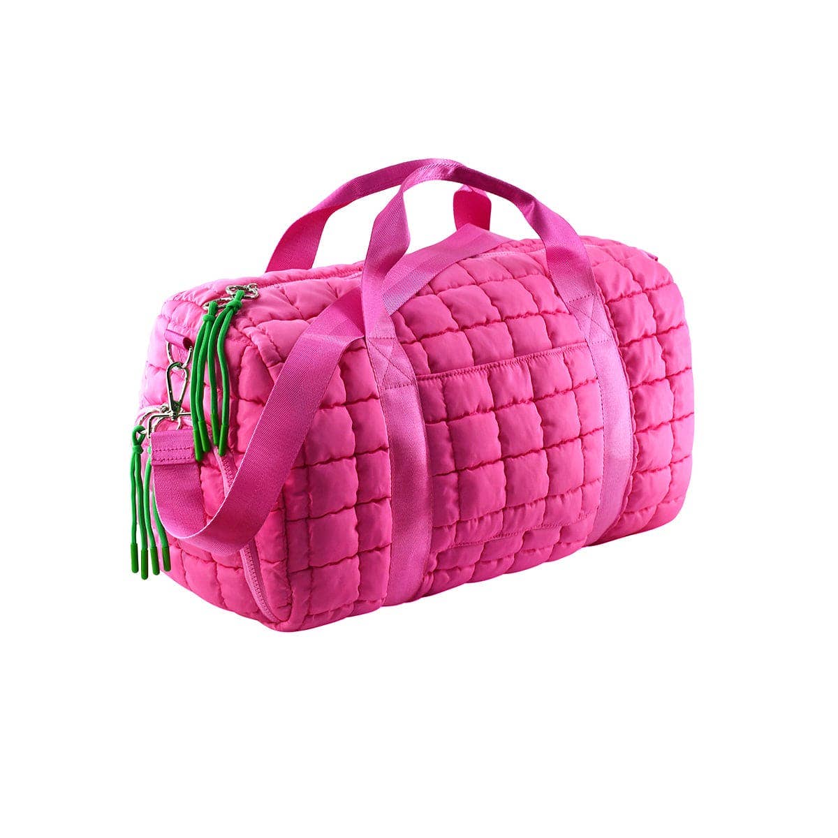 Quilted Puffer Weekender Bag