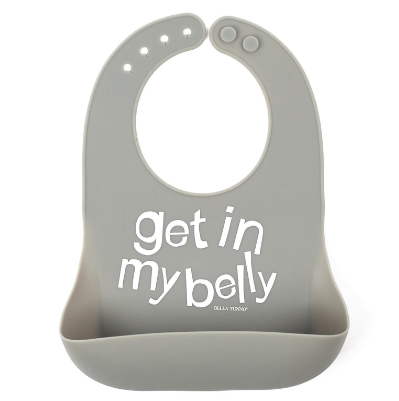 Get in my Belly Silicone Bib