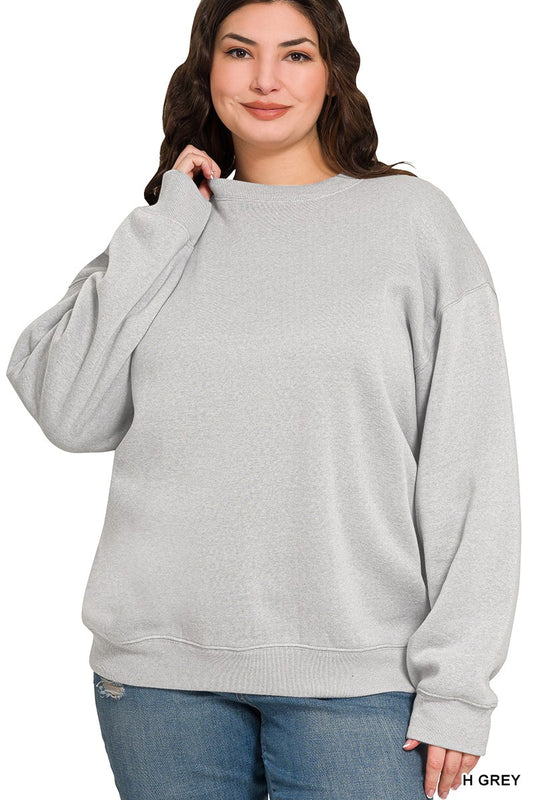 Grey Oversized Sweatshirt