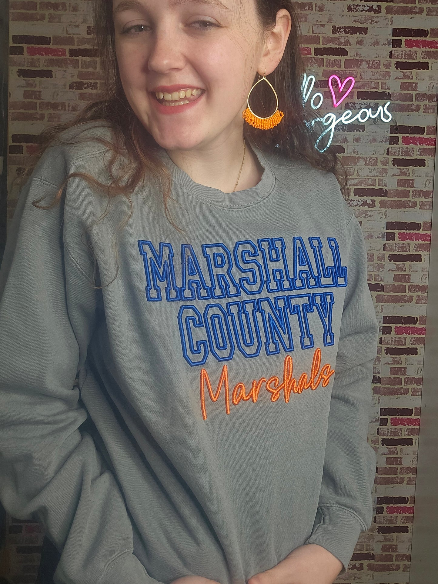 Marshall country puff sweatshirt