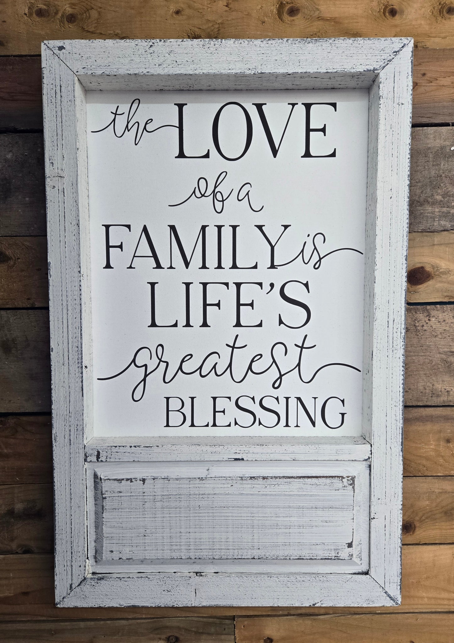 Love of a Family Sign