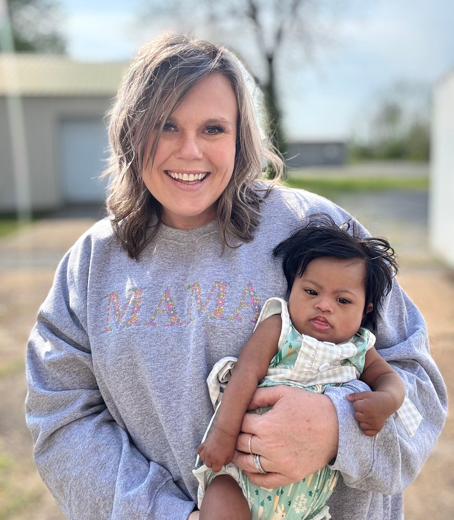 Personalized Floral Mothers Day Shirts