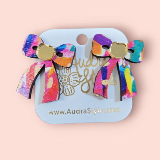 Spring Bow Studs
