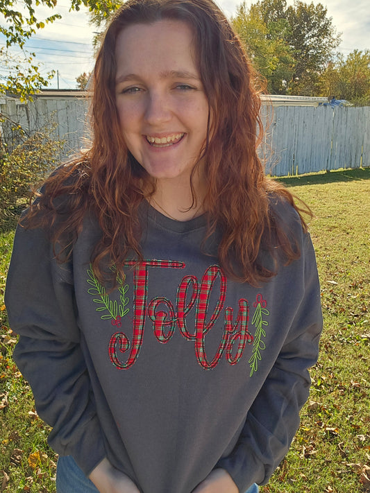 Jolly Appliqué Sweatshirt
