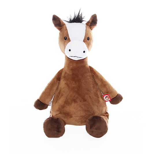 Embroidered Stuffed Horse Animal Cubbie Personalized Baby Gift