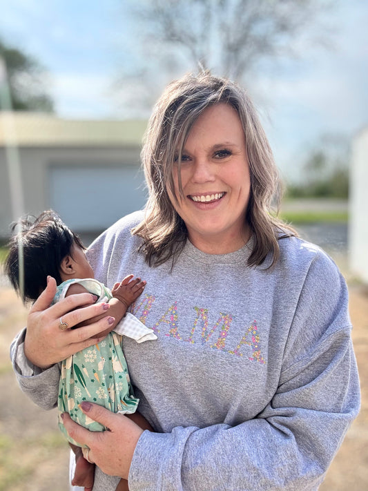 Personalized Floral Mothers Day Shirts