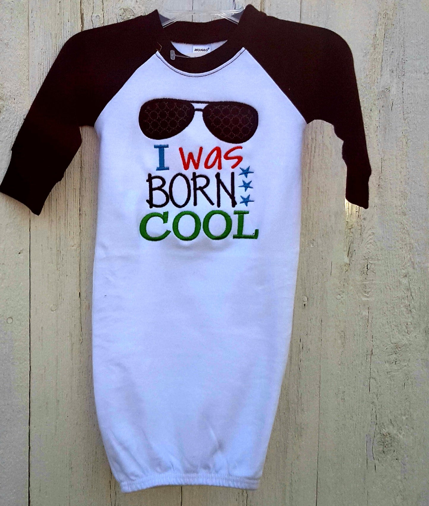 I was Born Cool Baby Gown