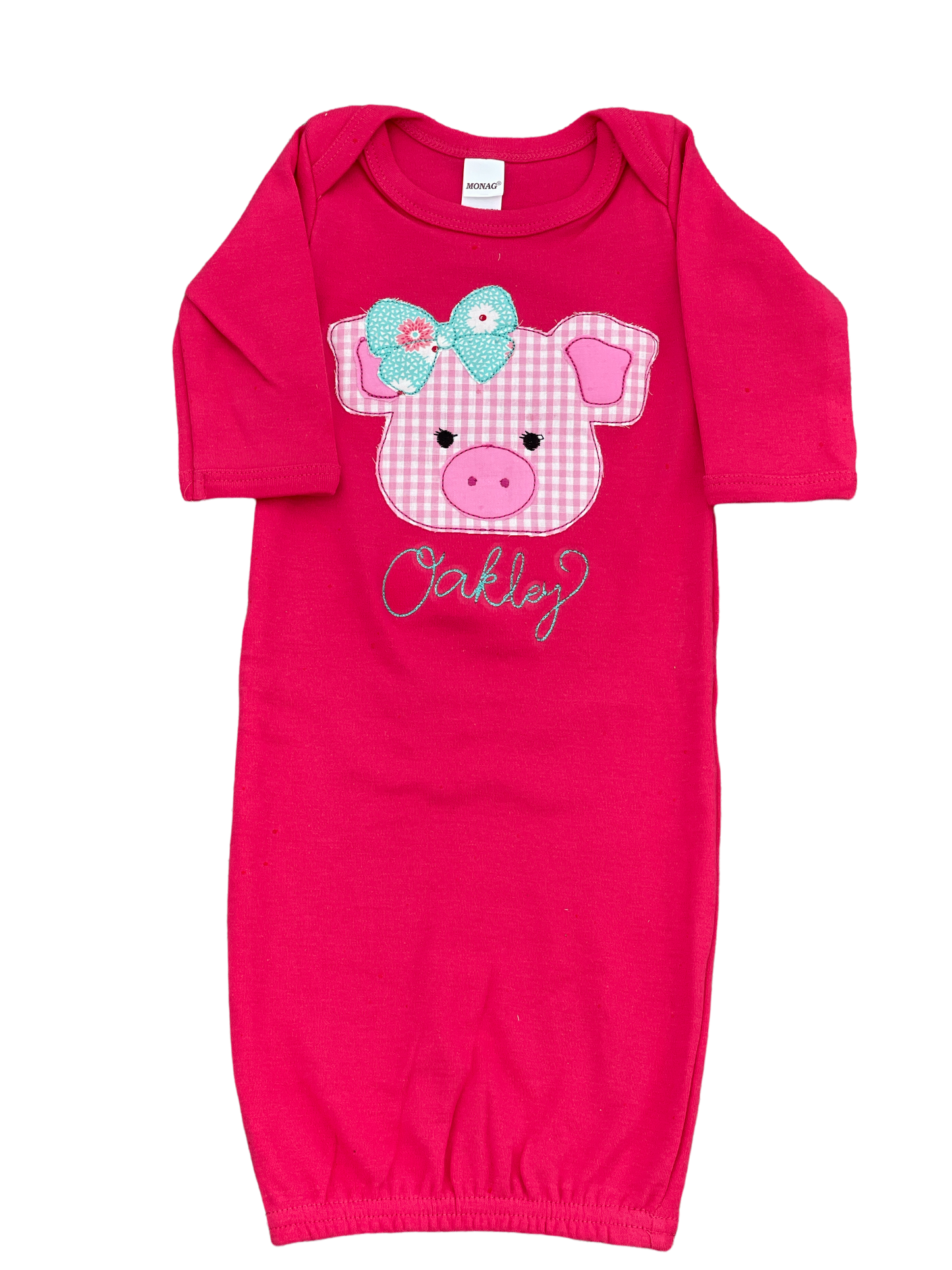 Customized Piggie Baby Gown