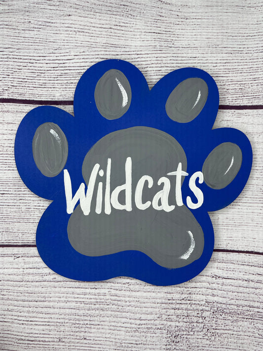 Wildcats Paw Print Interchangeable Attachment
