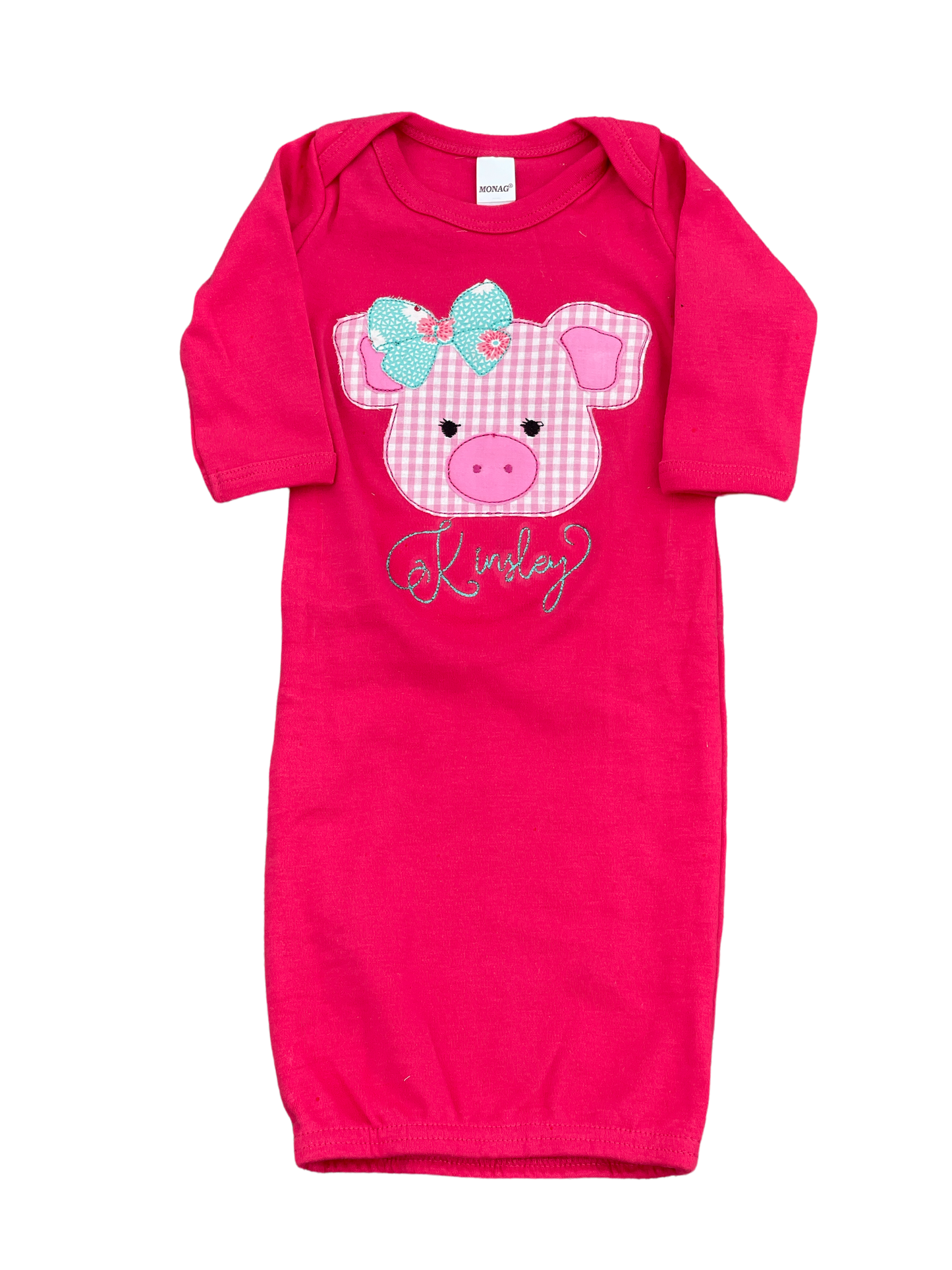 Customized Piggie Baby Gown