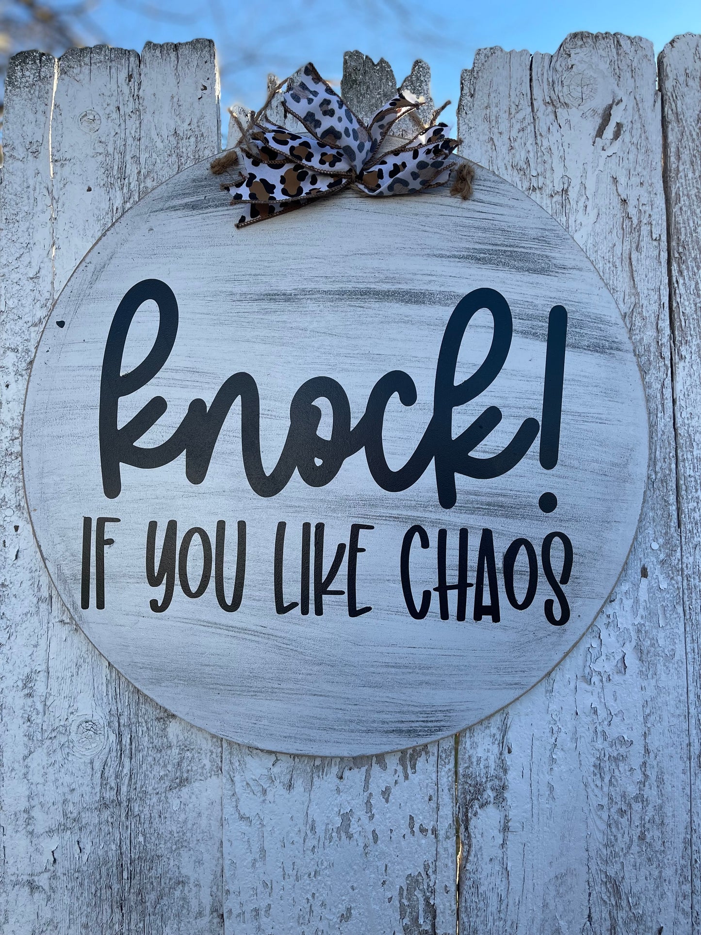 Chaos Door Hanger